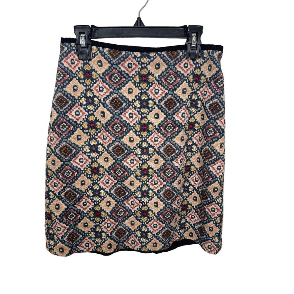 ANN TAYLOR LOFT Women's Size 0 Tapestry Print Skirt